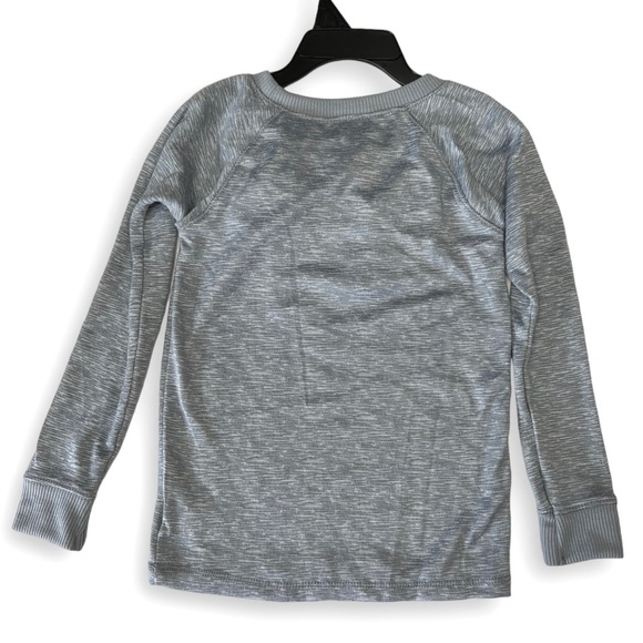 Jaclyn Kids’ PJ Top Santa Dog Bark Humbug Pajama Shirt Grey Size 4T - Picture 3 of 6